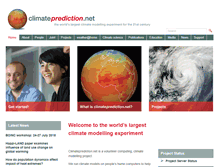 Tablet Screenshot of climateprediction.net